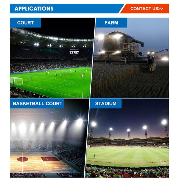 High Grade Ip65 étanche à l'eau Cour de basket-ball Sport Light 600w-800w 1000w-1200w Aluminium Led Stadium Light