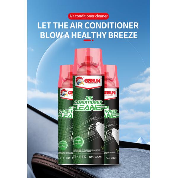 ODM Automóvil Aire acondicionado para automóviles Limpiador AC Desinfectante Spray Antibacteriano