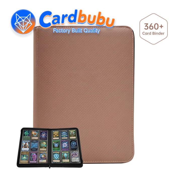 Integrated Big Pokemon Card Binder Zipper Eco Trading Card Holder Book