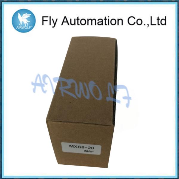 Petite norme de série de Smc Mxs d'alliage d'aluminium de cylindre d'air de couleur argentée