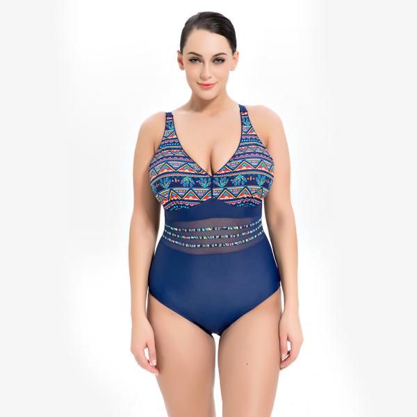 New Plus Size One piece Swimsuit  Swimsuit Women Push up 1946