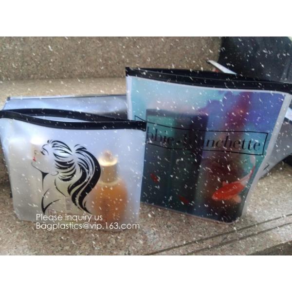 Makeup Bag Organizer Pouches Small PVC Transparent Waterproof Makeup Bag Cosmetic Organizer Bag with Zipper