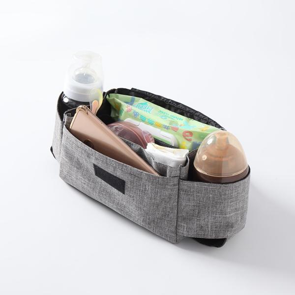 Practical Daily Diaper Bag Stroller Hanging Bag with Animal Prints and Large Storage