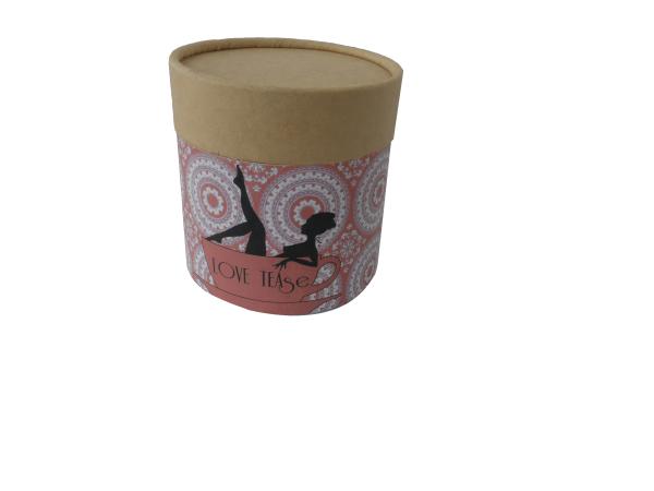 CMYK Printed C2S C1S Creative Round Kraft Paper Tube Packaging For Food