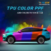 Materiales TPU de OEM Película de protección de pintura para automóviles Cambio de color Revestimiento autoadhesivo PPF
