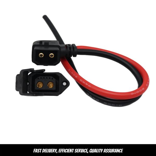 High Current 60A Lockable Electric Vehicle Charging Plug 2+6P EV Lithium Battery Power Connector