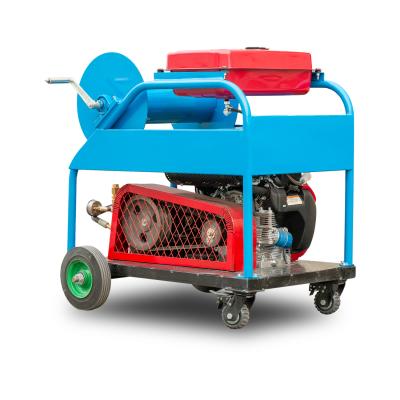 High Pressure Water Jet Sewer Cleaning Machine 50l/Min 50 Meters Hose Length