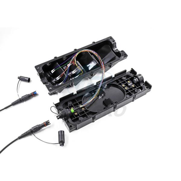 6 Core Outdoor FTTX Cable Fiber Cassette Enclosure Splice Box For FTTA Splitter