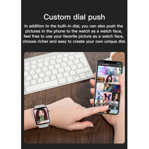 дозор T500+Plus на открытом воздухе спорта тарифа сердца Smartwatch 320*385 кровяного давления 1.75inch