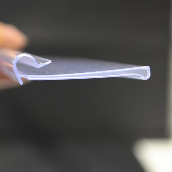 Transparent Shelving Accessories Plastic Price Tag Holder 1200mm 900mm 700mm Size