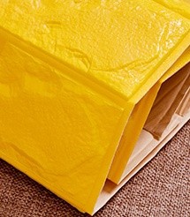 Papel de pared de espuma de PE 3d de estilo moderno amarillo brillante Panel de pared para la habitación del niño / jardín de infantes en el hotel