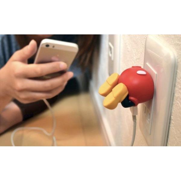 Милый USB настенный зарядное устройство для мобильного телефона USB фигурный зарядное устройство портативное однозарядное устройство