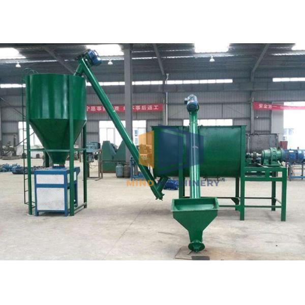 Horizontal Spiral Dry Mix Mortar Plant Decorative Plaster Production Line