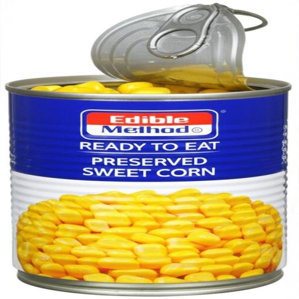 Edible Method Ready To Eat Preserved Sweet Corn Normal Open Lid Acceptable