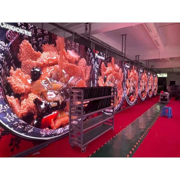 Фабрика шкафа 3840hz Шэньчжэня квасцов Плашк-случая экрана дисплея СИД P3.91 500Pro арендная