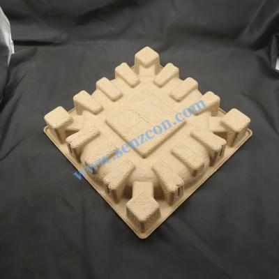 OEM the pulp molding base for  small household appliances is made by dry pressing of corrugated paper, recyclable, degradable, and compliant with the plastic ban order.