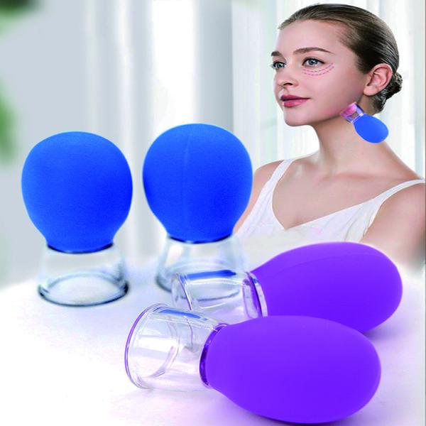 2cm Thick Wall Silicone Cupping Set Vaccum Suction Hijama Ventouses for Facial Cupping