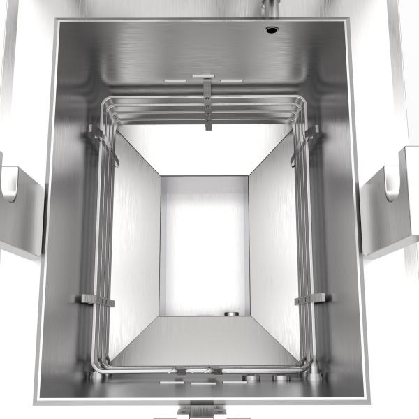 8HD электрическая смарт сенсорная панель 55L 5 Fry Tray Большая производительность куриный фритюр под давлением