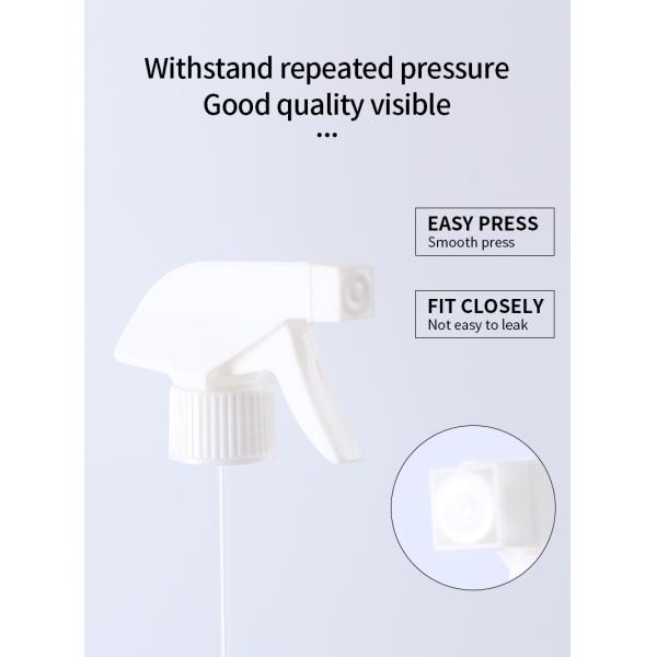 Non Spill 28mm Plastic Bottle Trigger Sprayer for Water Cleaning Bottle Custom Order