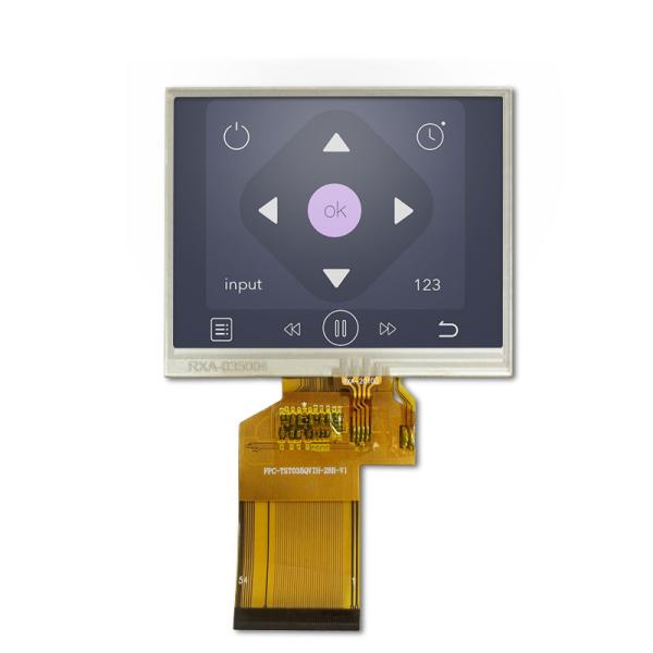 visualização ótica de tela táctil de TFT LCD da definição 320x240, RGB exposição de um Tft de 3,5 polegadas