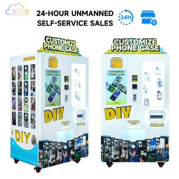 Customized Phone Case Printing Vending Machine 4G/Wi-Fi Network Connection Metal 3 Minutes Per Case