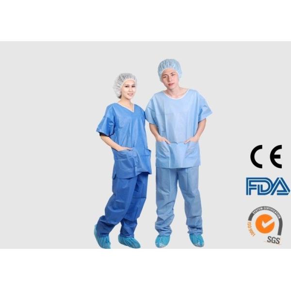 Environmentally Friendly Disposable Medical Scrubs CE ISO Approved