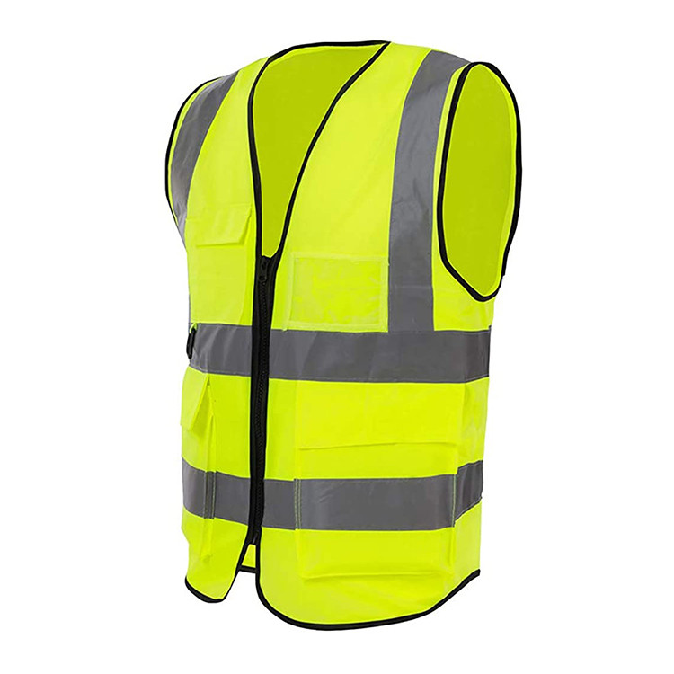 Высокий Vis бежать Bibs Gilet связывает жилет строительной конструкции сада отражательный для людей