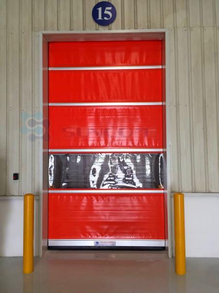 Porta de alta velocidade industrial de interior elétrica Porta automática de rolagem rápida
