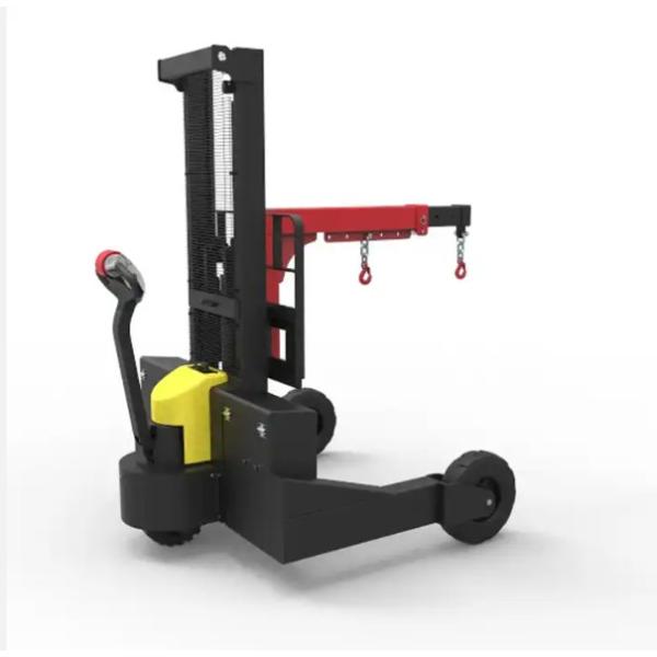 Mini Hydraulic Full Electric Stacker Crane Electric Floor Crane For Bag