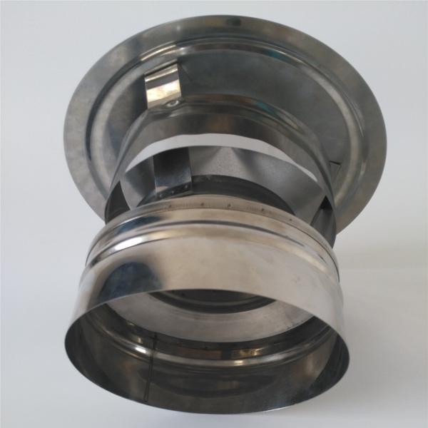 Stainless Chimney Flue Rain Caps , Flue Rain Cap For Fireplace Stove Pipe