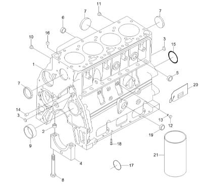 3904166 3802747 Cummins 4BT3.9 Engine Overhaul Rebuilt Kit For HYUNDAI Equipment