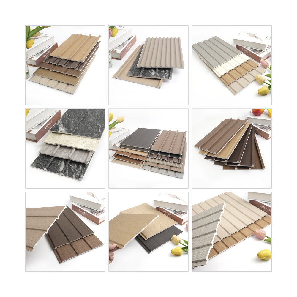 Moisture Resistant Easy Install Indoor WPC Wall Panel for Interiors