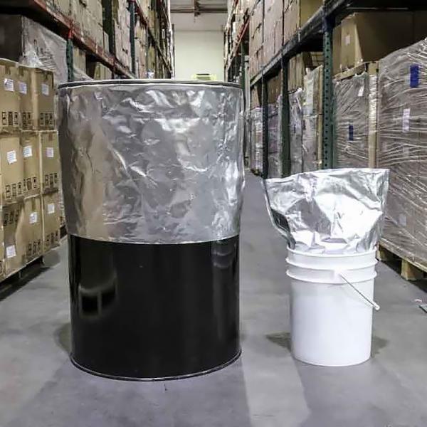 Chemical foil liner bags, Factory Custom Round Bottom Aluminum Foil Liner Bags For Drum Liner Aluminum Bag