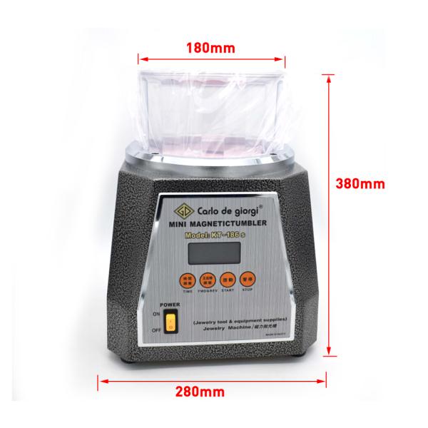 Vaso magnético Tools Equipment del pulidor de la joyería de la máquina de KT186s