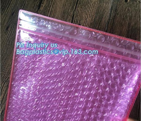 Slider k Bubble Bag/ China Manufacturer Custom Printed Bubble Bag, Slider bubble bag, Reclosable With custom Bubb