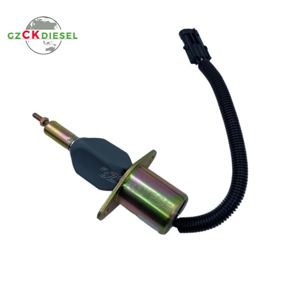 12V Fuel Stop Solenoid Valve 3930233 3923680 SA-4335-12 for Engine 6BT 5.9L 6CT 8.3L