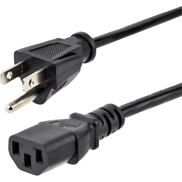 Black Electric Power Plug with 4.8mm Pin Diameter, CE ROHS TUV ETL Certified, 10/250 Rated Current and Voltage for Versatile Applications