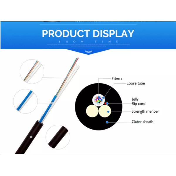 O auto do núcleo do único modo G652D 12 apoiou o cabo ótico de Asu