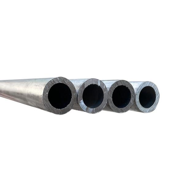 Anodized Round Aluminum Pipe Tube With 3003 2024 7075 T6  Material