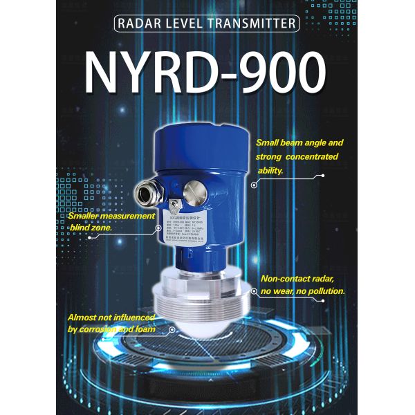 NYRD900 Radar Level Transmitter Level Measurement in Tanks with Changing Media Density