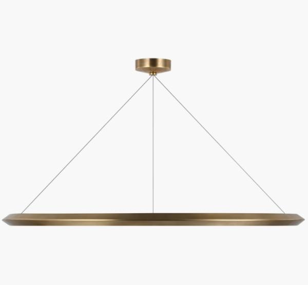 PB 5152 Encircle 48 Ring Chandelier Bronze / Polished Nickel / Natural Brass Finish