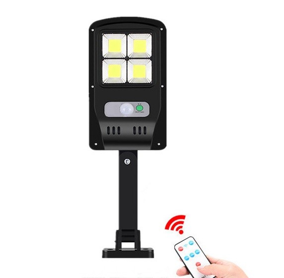 Outdoor Led Solar Street Light Integrated 120OCB 168COB With Pole Motion Sensor