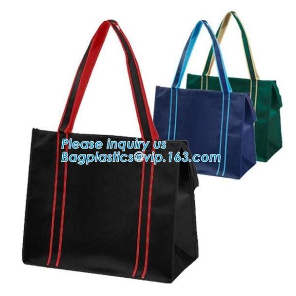 Promotional pp laminated custom printed recycled eco tnt grocery non woven bag, Cheap price handbag non-woven shopping b