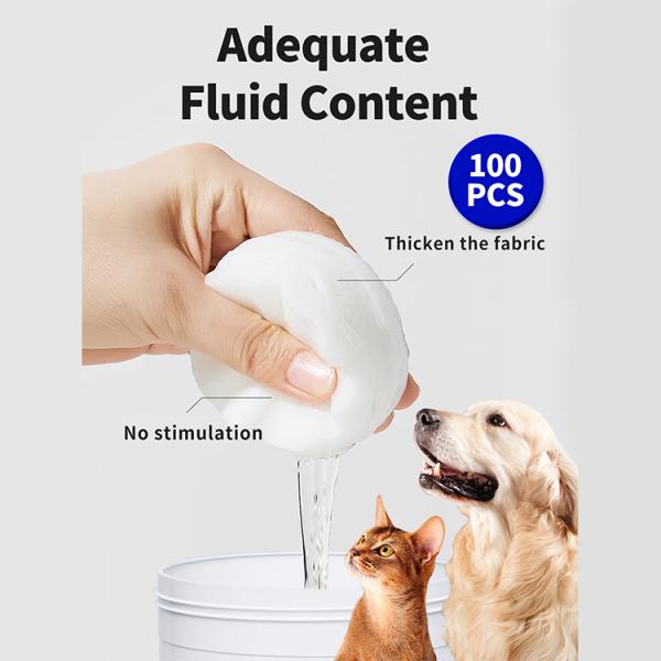 Customizable Gentle Pet Wet Wipes Hypoallergenic Eye Cleaning Wipes For Dogs