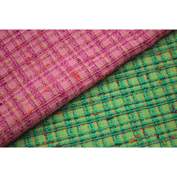 Stock Luxury New Design 100 Polyester Yarn Dyed Tweed Fabric for Plus Size Women's Dresses Coat Men's Clothing Pants