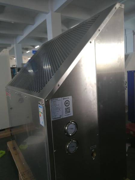Low Noise Commercial Heat Pump Air To Water Floor Heating With Oil Heater Compland Compressor