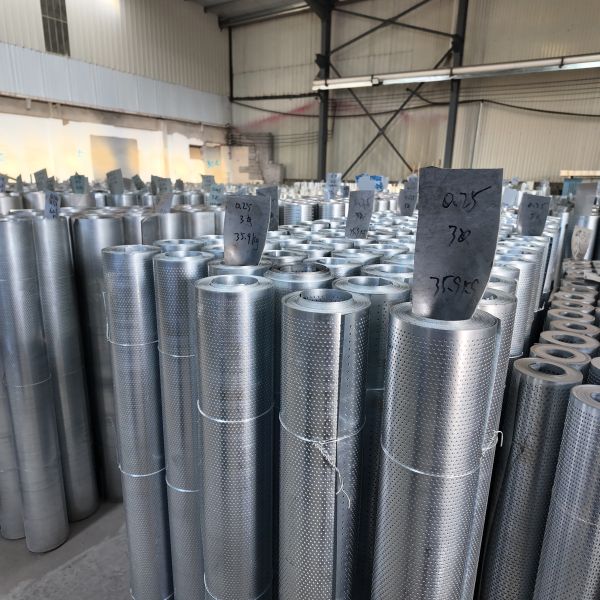 316L Perforated Stainless Steel Cylinder with 10mm Holes Corrosion Resistant