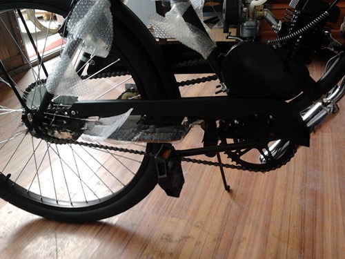 Made Moto Bike 50cc 60cc 80cc Gas Engine Bicycle with V Brake and Plastic Pedal