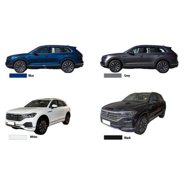 Модный внедорожник Volkswagen Touareg PHEV 2.0T 252 HP L4 VW Touareg Черное издание