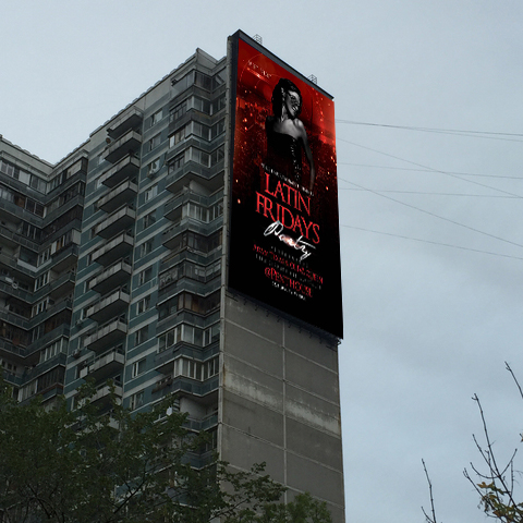 Waterproof IP68 P15.62mm Outdoor LED Mesh High Brightness 8000nits